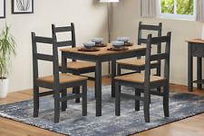 Corona Dining Table & 4 Chairs