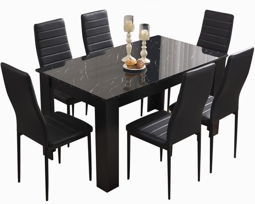Dining table and chairs - dining, 4/6