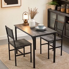  Grey Table And 2 Chairs