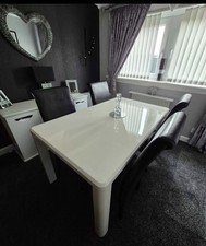 Beautiful White Gloss Dining