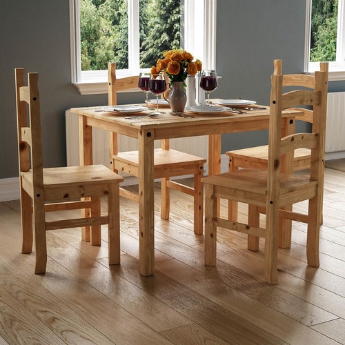 Corona dining table and chairs - table,