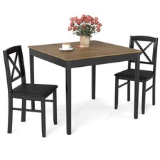 COSTWAY 3-Piece Dining Table