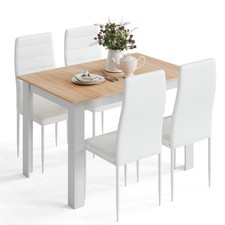 Mondeer 5PCS Wooden Table and