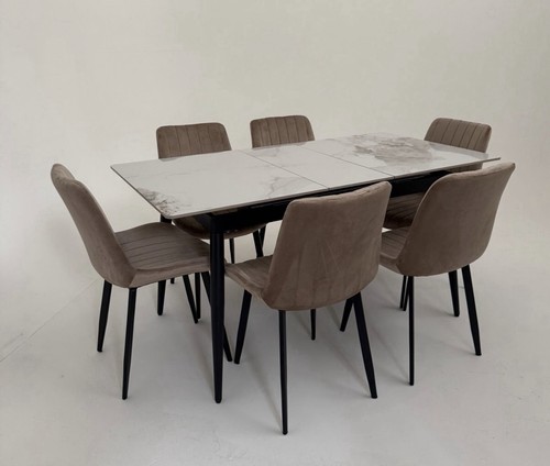 Ceramic extendable dining - extendable,