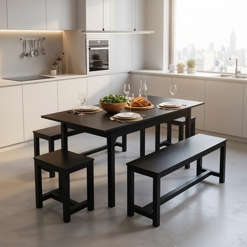 Extendable dining table - dining, 2