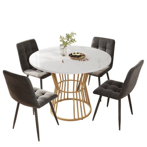 Dining table set with pcs - dining, 4